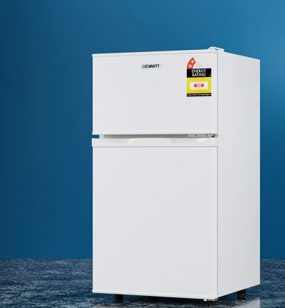 Devanti 80L Bar Fridge Mini Freezer Refrigerator White