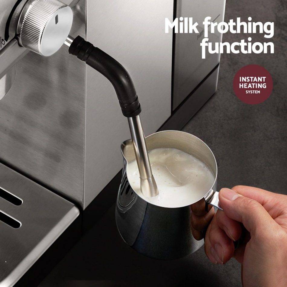 Devanti 20 Bar Coffee Machine Espresso Cafe Maker - Image 5