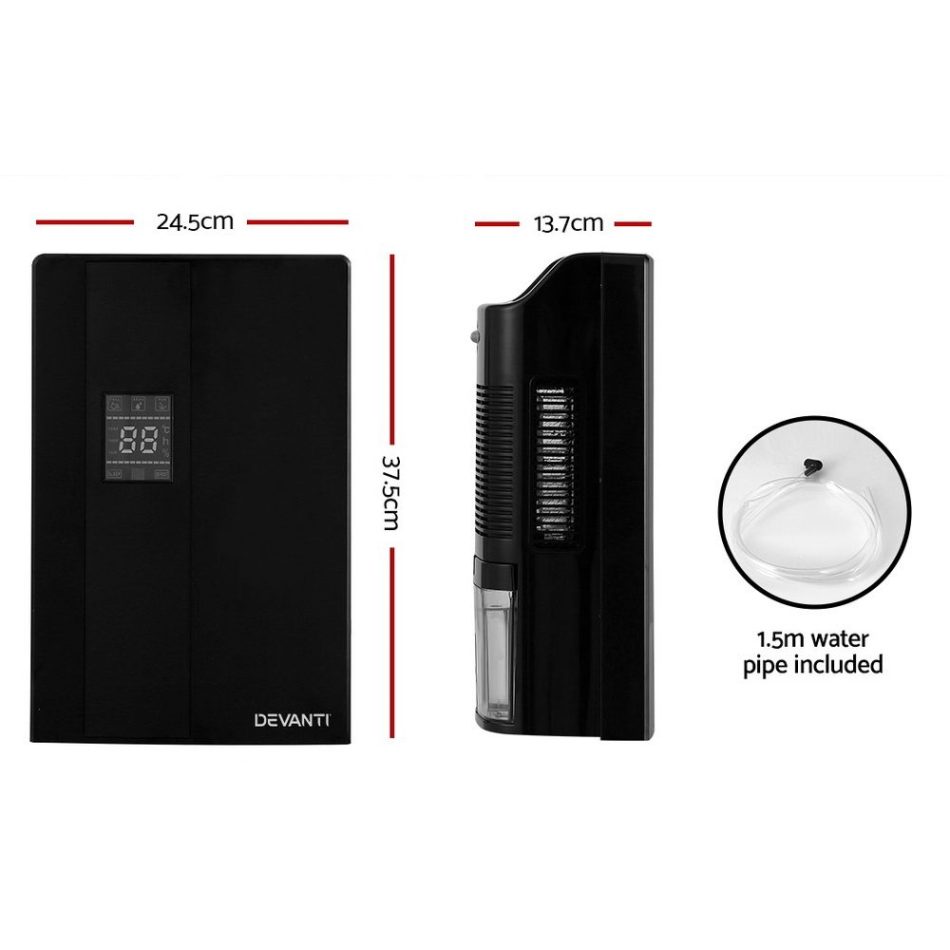Devanti Dehumidifier 2L Air Purifier Black - Image 2