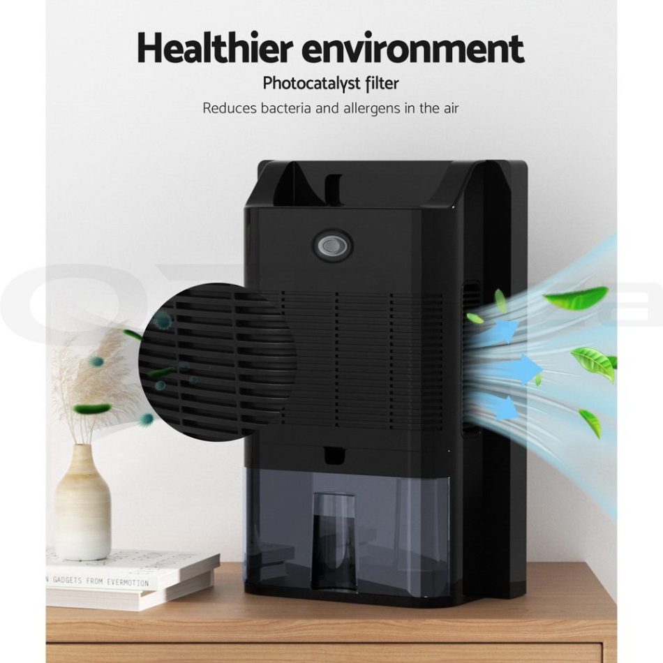 Devanti Dehumidifier 2L Air Purifier Black - Image 5