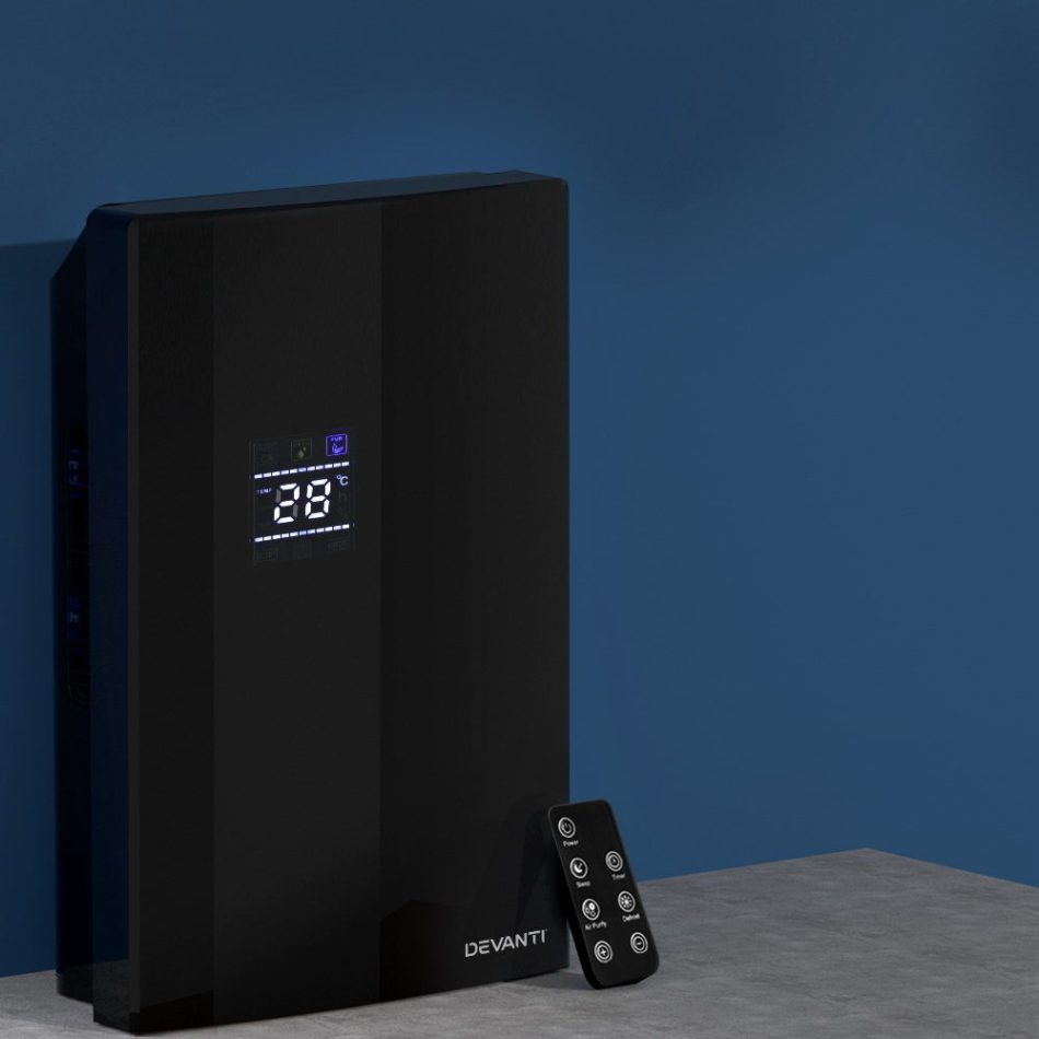 Devanti Dehumidifier 2L Air Purifier Black - Image 8