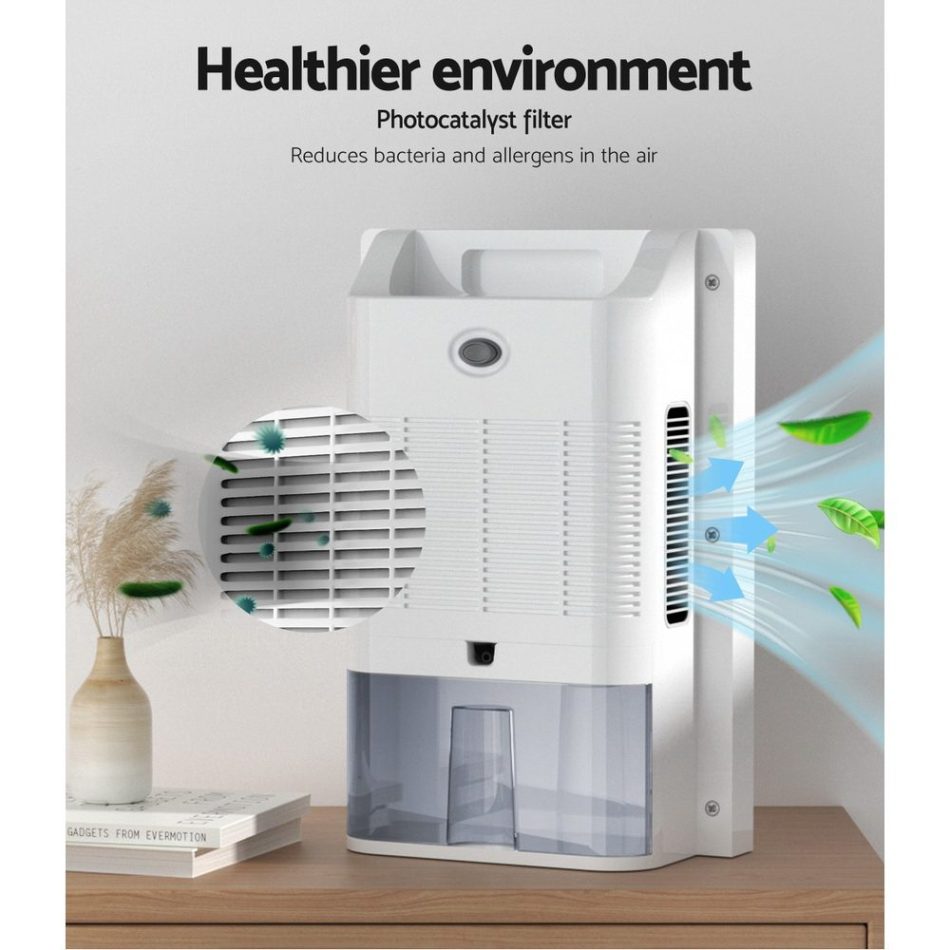 Devanti Dehumidifier 2L Air Purifier White - Image 5