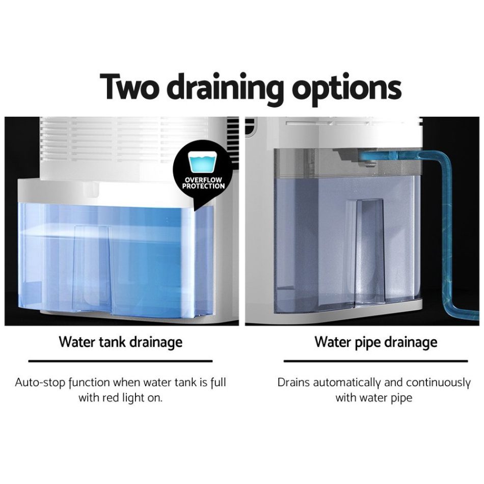 Devanti Dehumidifier 2L Air Purifier White - Image 6