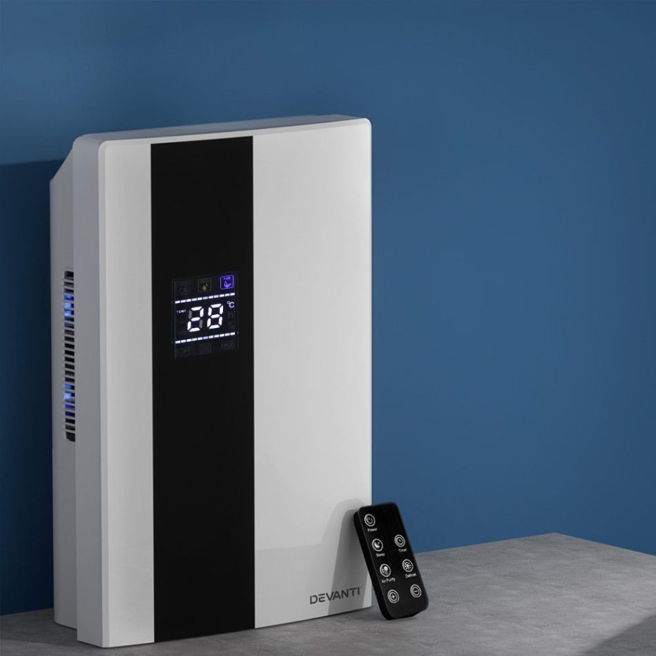 Devanti Dehumidifier 2L Air Purifier White - Image 8
