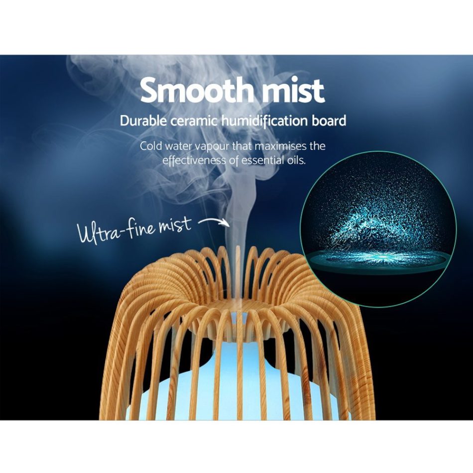Devanti Aroma Diffuser Aromatherapy Remote 500ml - Image 7