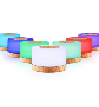 Devanti Aroma Diffuser Aromatherapy Light Wood 500ml