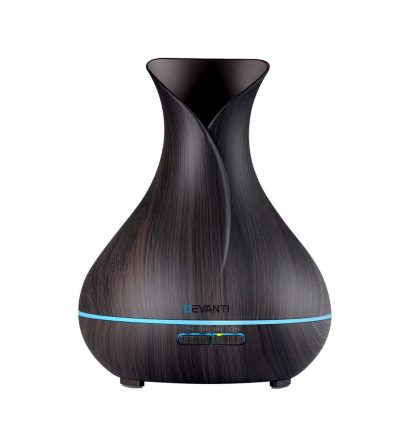 Devanti Aroma Diffuser Aromatherapy Dark Wood 400ml