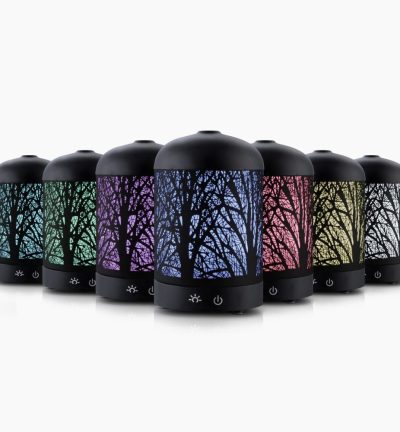 Devanti Aroma Diffuser Aromatherapy Black 160ml