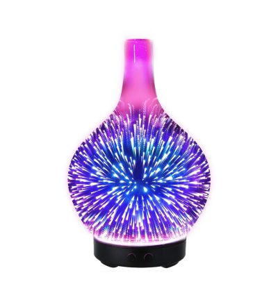 Devanti Ultrasonic Aroma Aromatherapy Diffuser 3D Light Oil Firework Humidifier