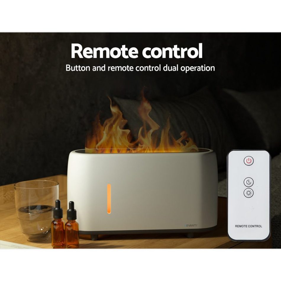 Devanti Aroma Diffuser Aromatherapy Flame 240ml - Image 5
