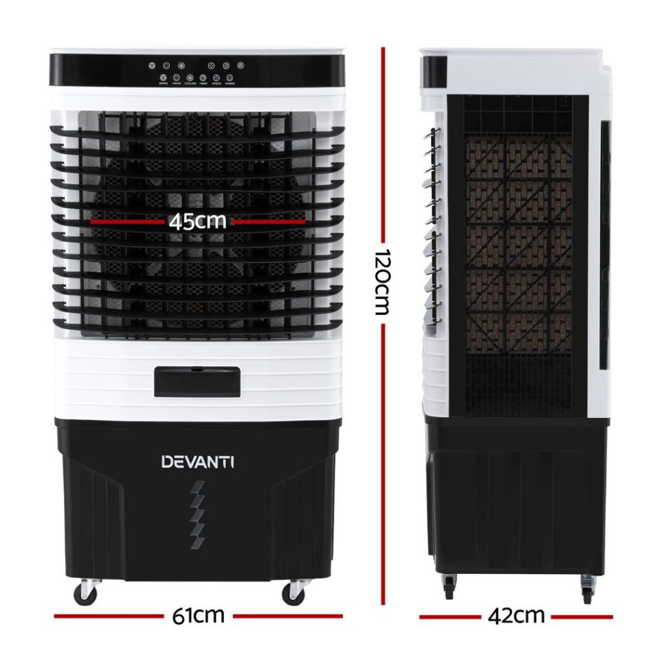 Devanti 60L Evaporative Air Cooler Conditioner - Image 2