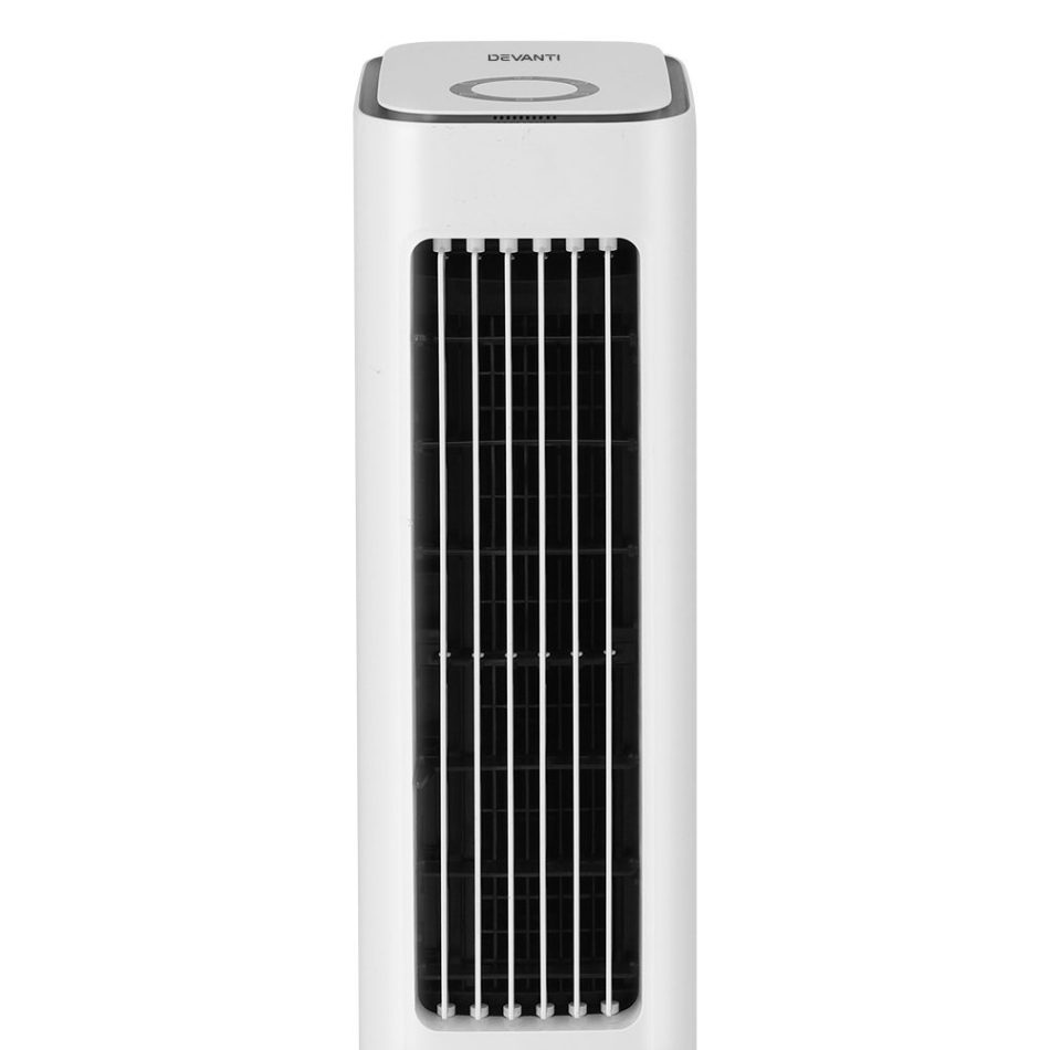 Devanti Tower Evaporative Air Cooler Conditioner Portable Cool Fan Humidifier 6L - Image 4