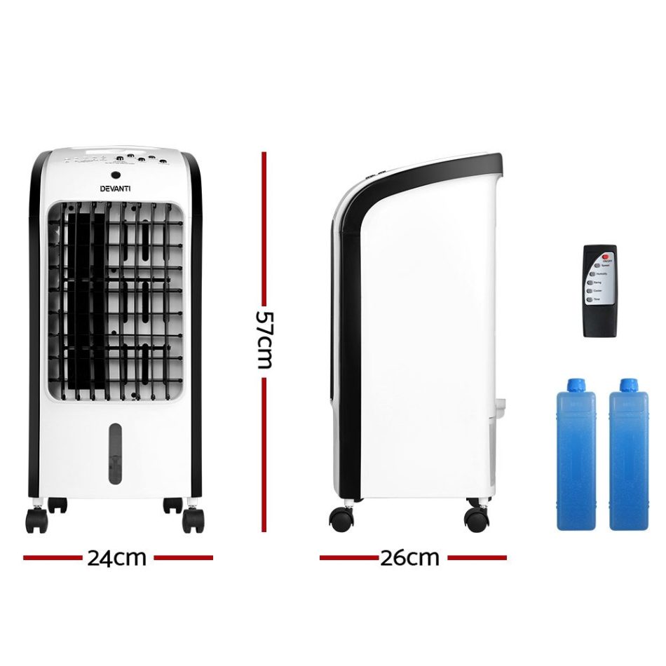 Devanti Evaporative Air Cooler Conditioner 4L - Image 2