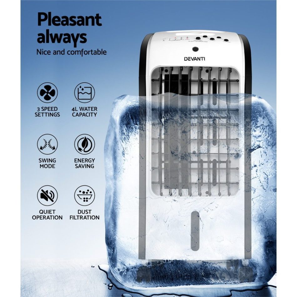 Devanti Evaporative Air Cooler Conditioner 4L - Image 5