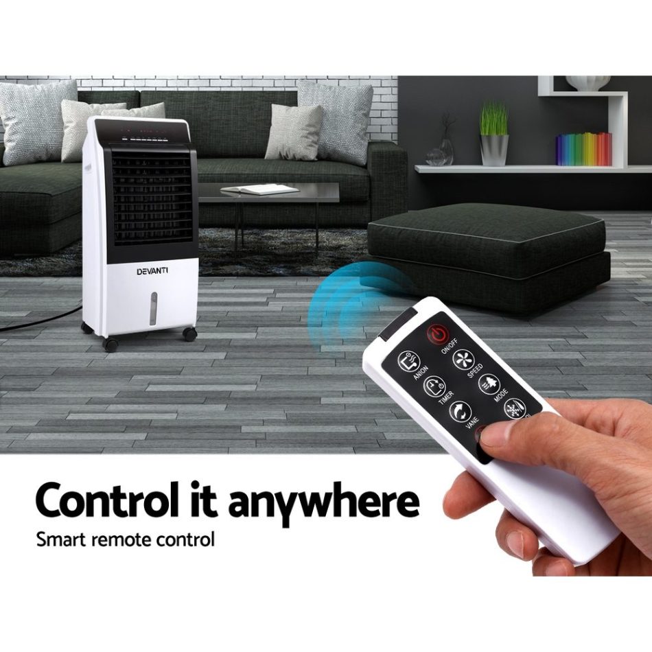 Devanti Evaporative Air Cooler Fan Conditioner 8L - Image 6