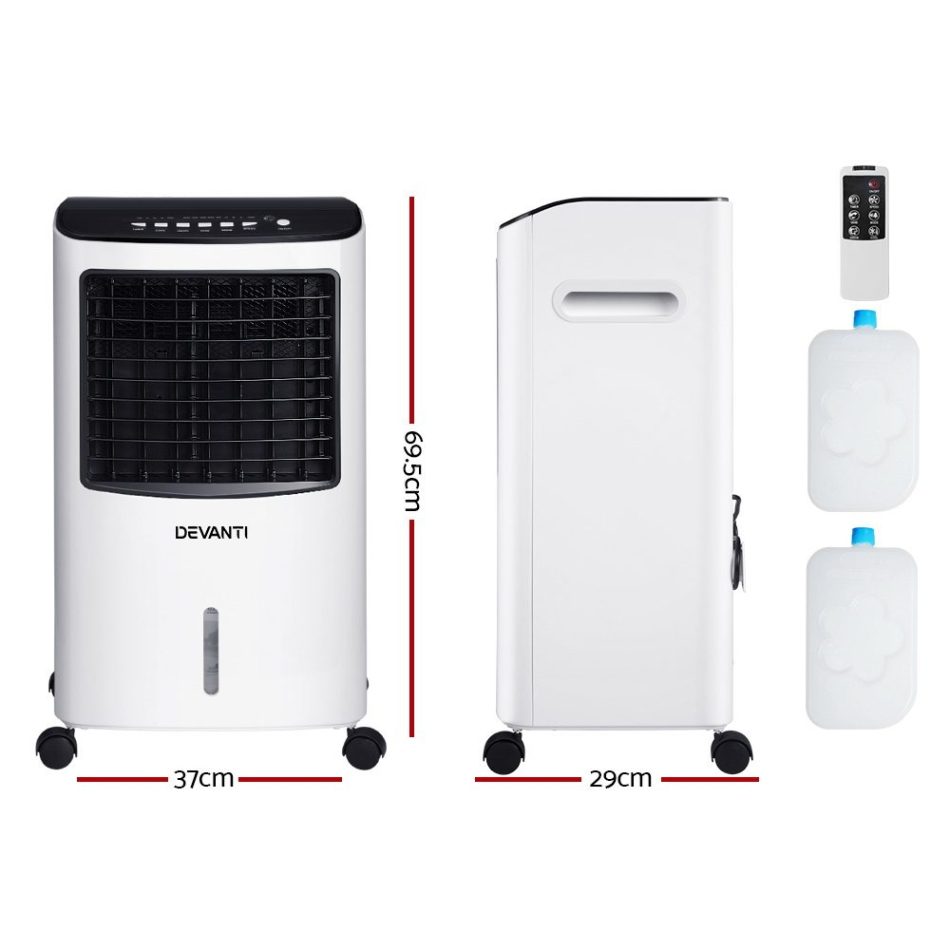 Devanti Evaporative Air Cooler Conditioner 8L - Image 2