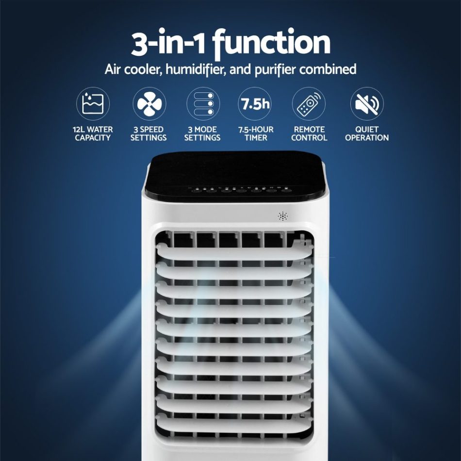 Devanti 12L Evaporative Air Cooler Conditioner - Image 4