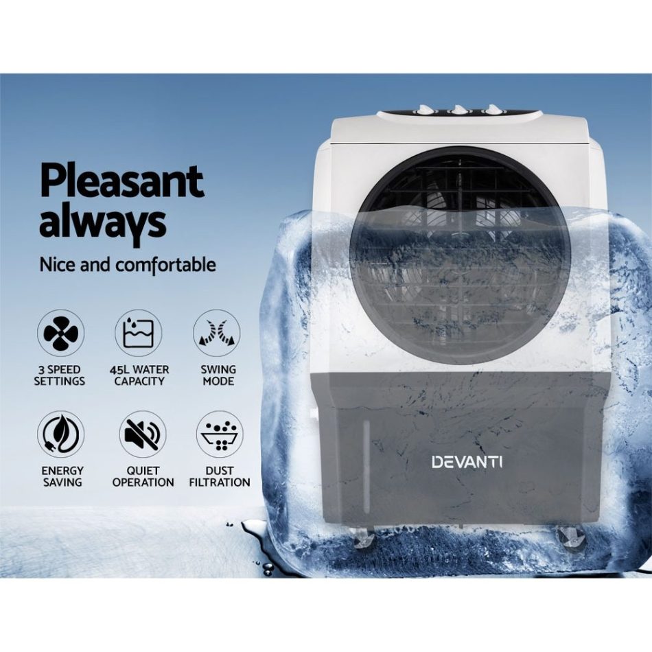 Devanti Evaporative Air Cooler Conditioner 45L - Image 3