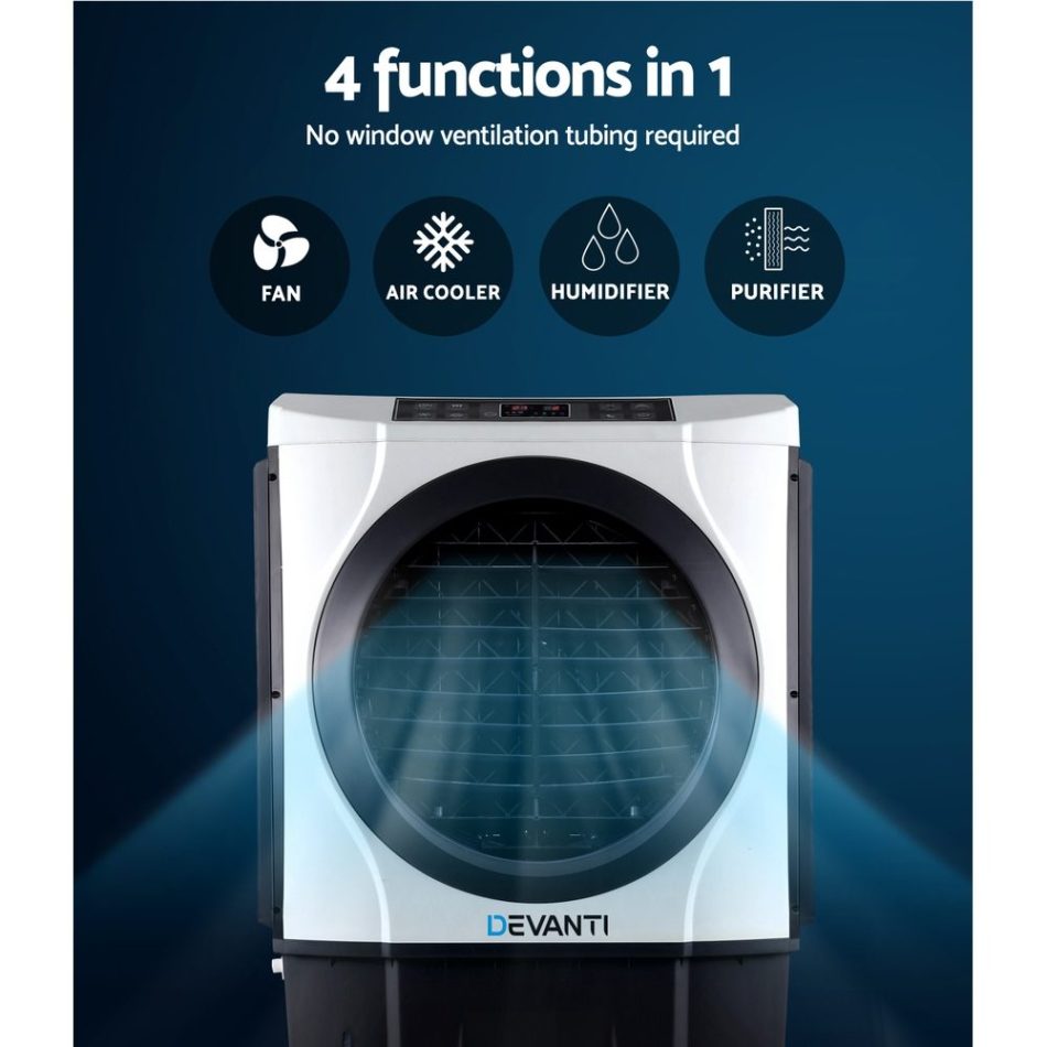 Devanti Evaporative Air Cooler Conditioner 60L - Image 4
