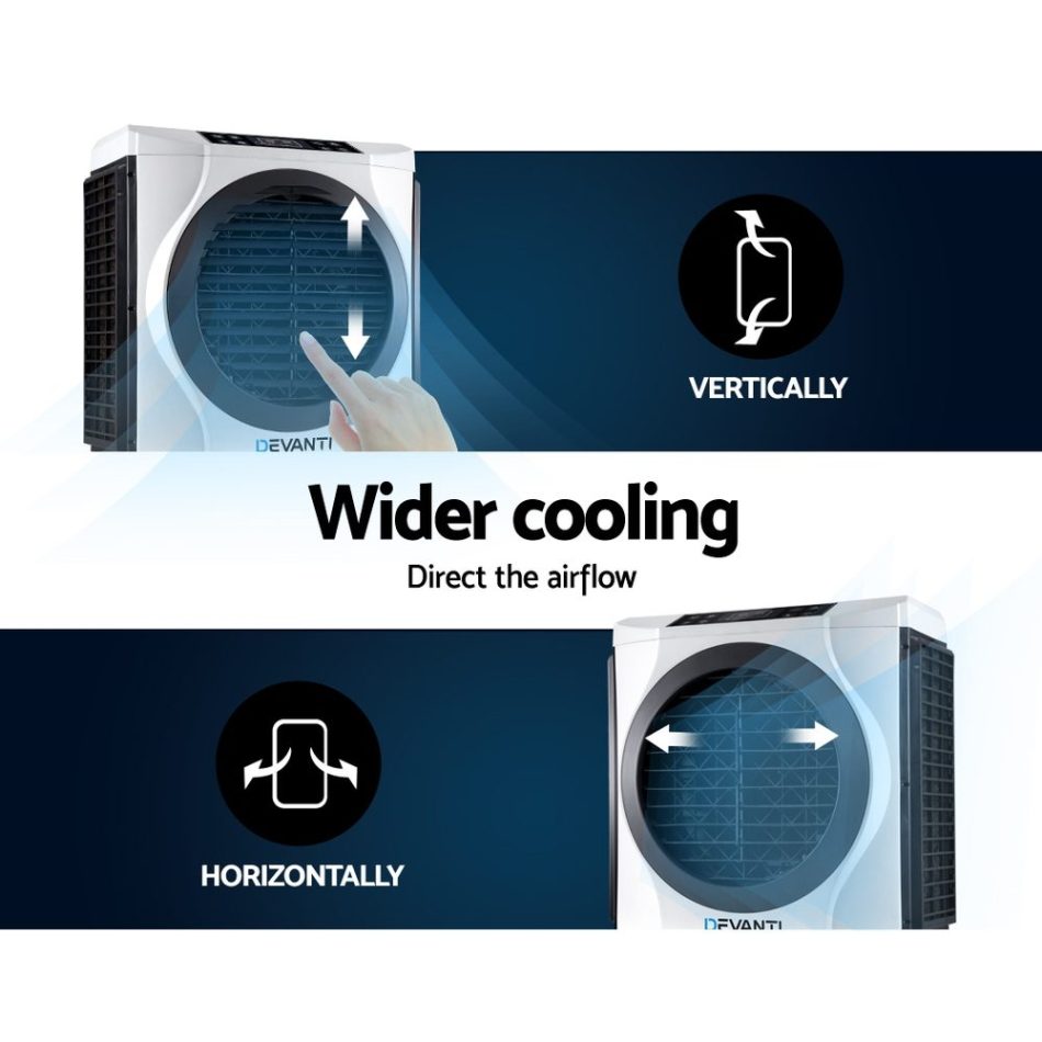 Devanti Evaporative Air Cooler Conditioner 60L - Image 7