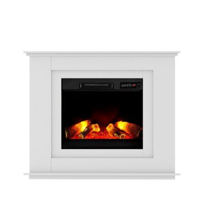 Devanti Electric Fireplace Fire Heater 2000W White