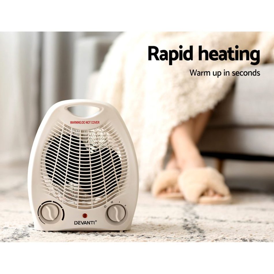 Devanti Electric Fan Heater 2000W - Image 5