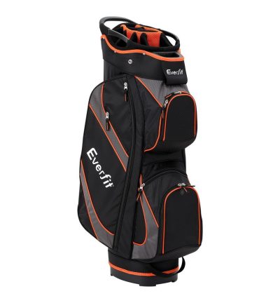 Everfit 14 Ways Dividers Golf Bag Stand Insulated Carry Bag Zippered Rain Cover