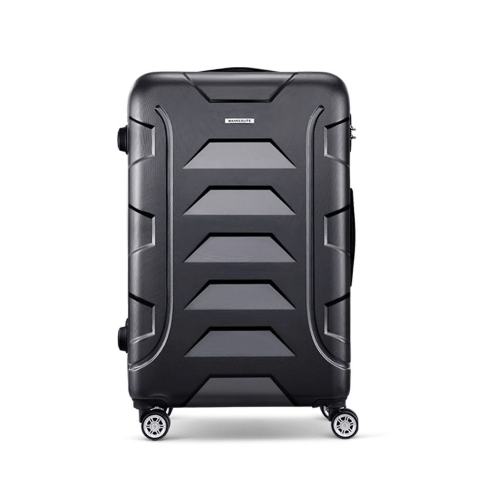 Wanderlite 28 Inch Luggage with TSA Lock Spinner Travel Suitcase Carry On Hard Shell Luggage Case Black - Image 3