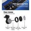 Wanderlite 2Set 20-28 Inch Luggage with TSA Lock Spinner Carry On Hard Shell Travel Suitcase Luggage Case Blue - Image 5