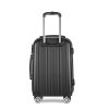 Wanderlite 24 Inch Luggage with TSA Lock Spinner Travel Suitcase Carry On Hard Shell Luggage Case Black - Image 3