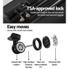 Wanderlite 24 Inch Luggage with TSA Lock Spinner Travel Suitcase Carry On Hard Shell Luggage Case Black - Image 5