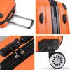 Wanderlite 20-24-28 Inch Luggage 3Set with TSA Lock Spinner Carry On Hard Shell Travel Suitcase Luggage Case Orange - Image 7