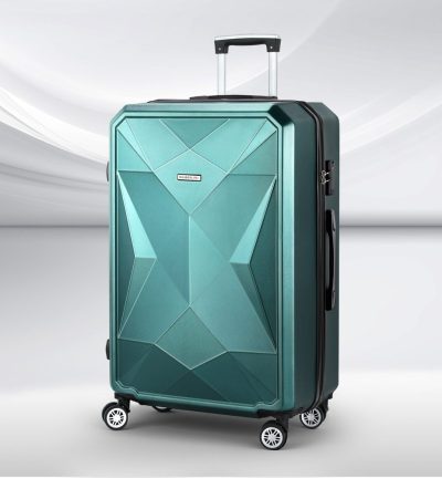Wanderlite 28-inch Luggage Set with TSA Lock�ABS Hard Shell Travel Suitcase Organiser Luggage Case Atrovirens