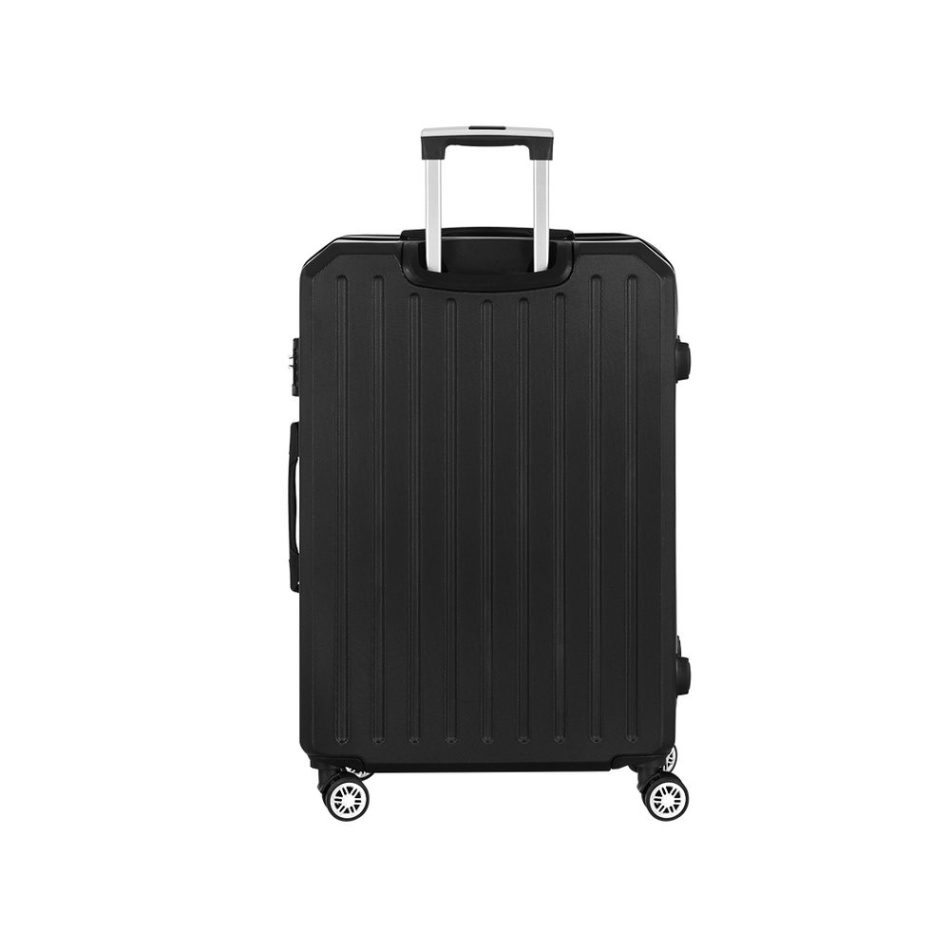 Wanderlite 28-inch Luggage Set with TSA Lock�ABS Hard Shell Travel Suitcase Organiser Luggage Case Black - Image 3