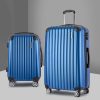 Wanderlite 2 Set Luggage 20-28 Inch with Zipper Lock Carry On Hard Shell Travel Suitcase Luggage Case Blue - Image 7