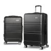 Wanderlite 2Set 20-28 Inch Luggage with TSA Lock Spinner Travel Suitcase Carry On Hard Shell Luggage Case Black - Image 8