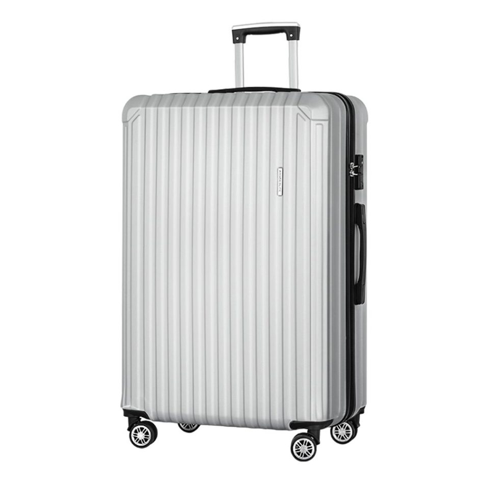 Wanderlite 28-inch Luggage Set with TSA Lock�ABS Hard Shell Travel Suitcase Organiser Luggage Case Light Grey - Image 7