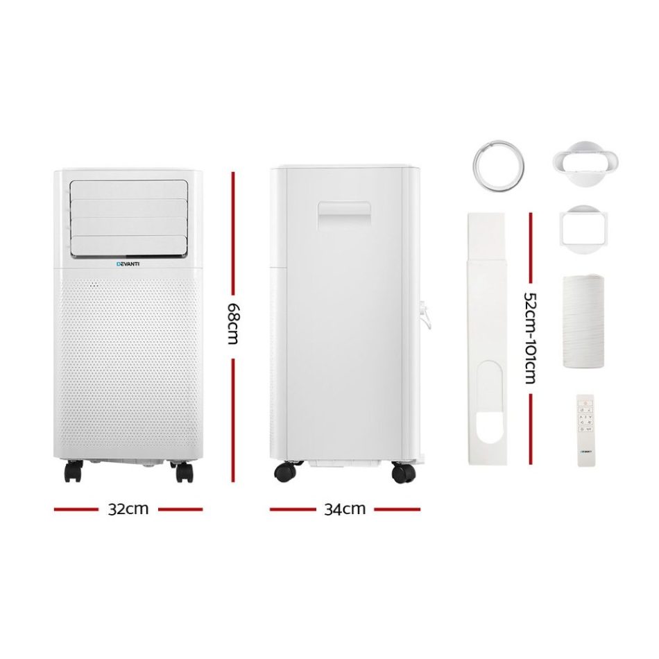 Devanti Portable Air Conditioner 7000BTU - Image 2