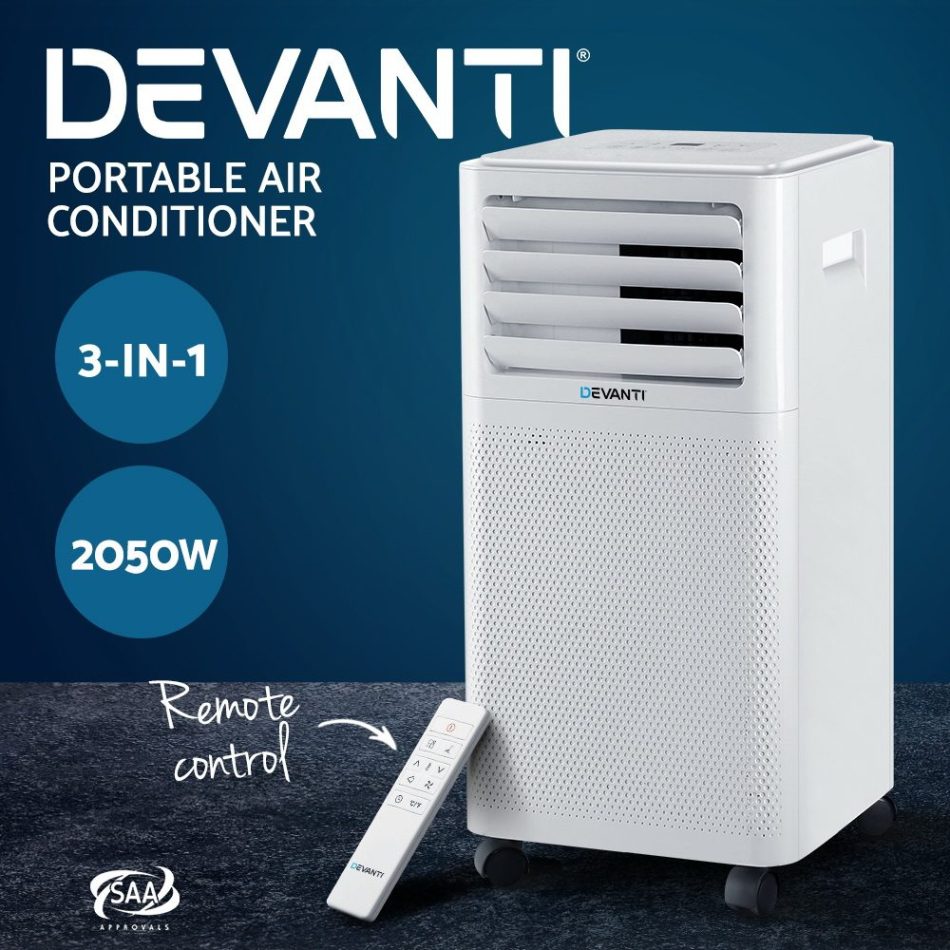 Devanti Portable Air Conditioner 7000BTU - Image 4