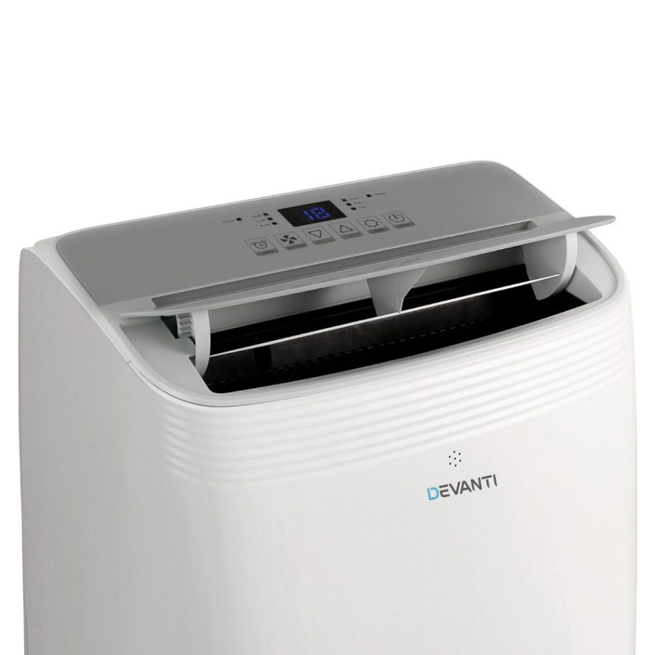 Devanti 12000BTU Portable Air Conditioner Cooling Mobile Fan Cooler Remote 3300W - Image 4