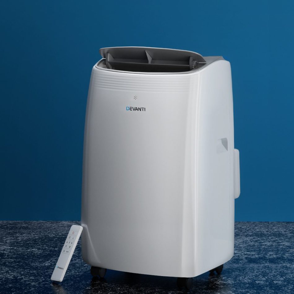 Devanti 12000BTU Portable Air Conditioner Cooling Mobile Fan Cooler Remote 3300W - Image 7