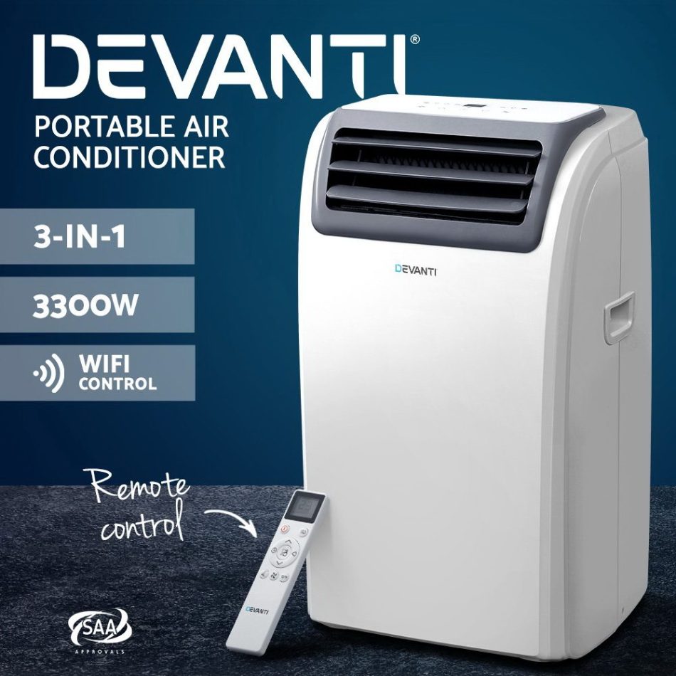 Devanti Portable Air Conditioner WiFi 12000BTU - Image 4