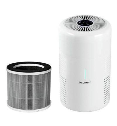 Devanti Air Purifier 3-layer HEPAh11 Filter Home Freshener Carbon PM2.5 Remover