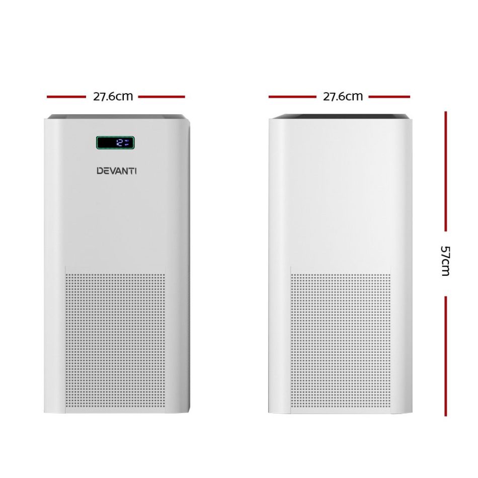 Devanti Air Purifier Home Purifiers HEPA Filter - Image 2