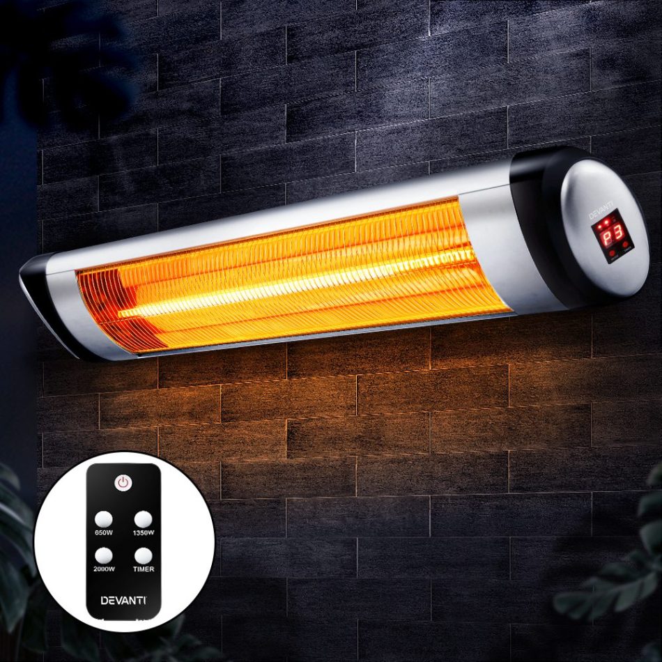 Devanti Electric Strip Heater Radiant Heaters 2000W - Image 7