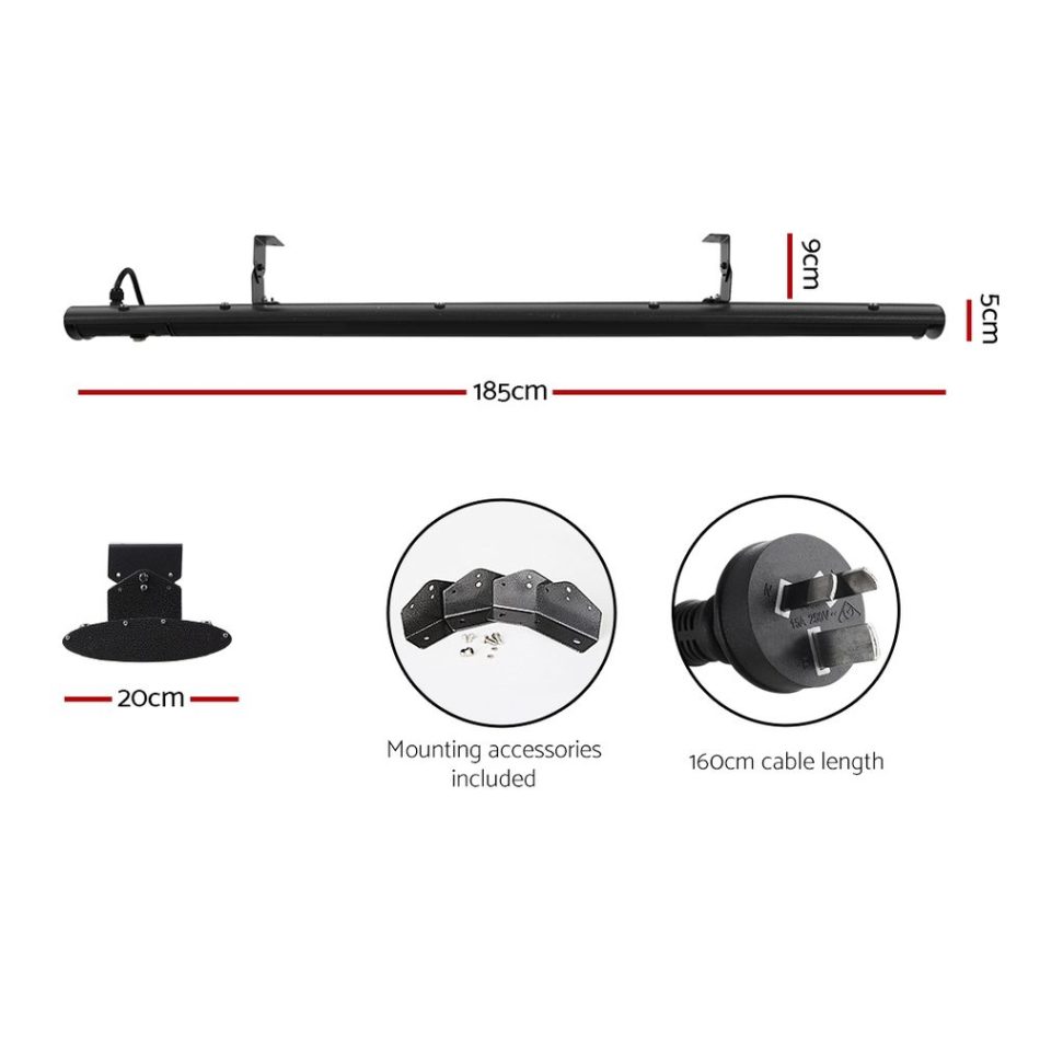 Devanti Electric Radiant Strip Heater Outdoor 3200W - Image 2