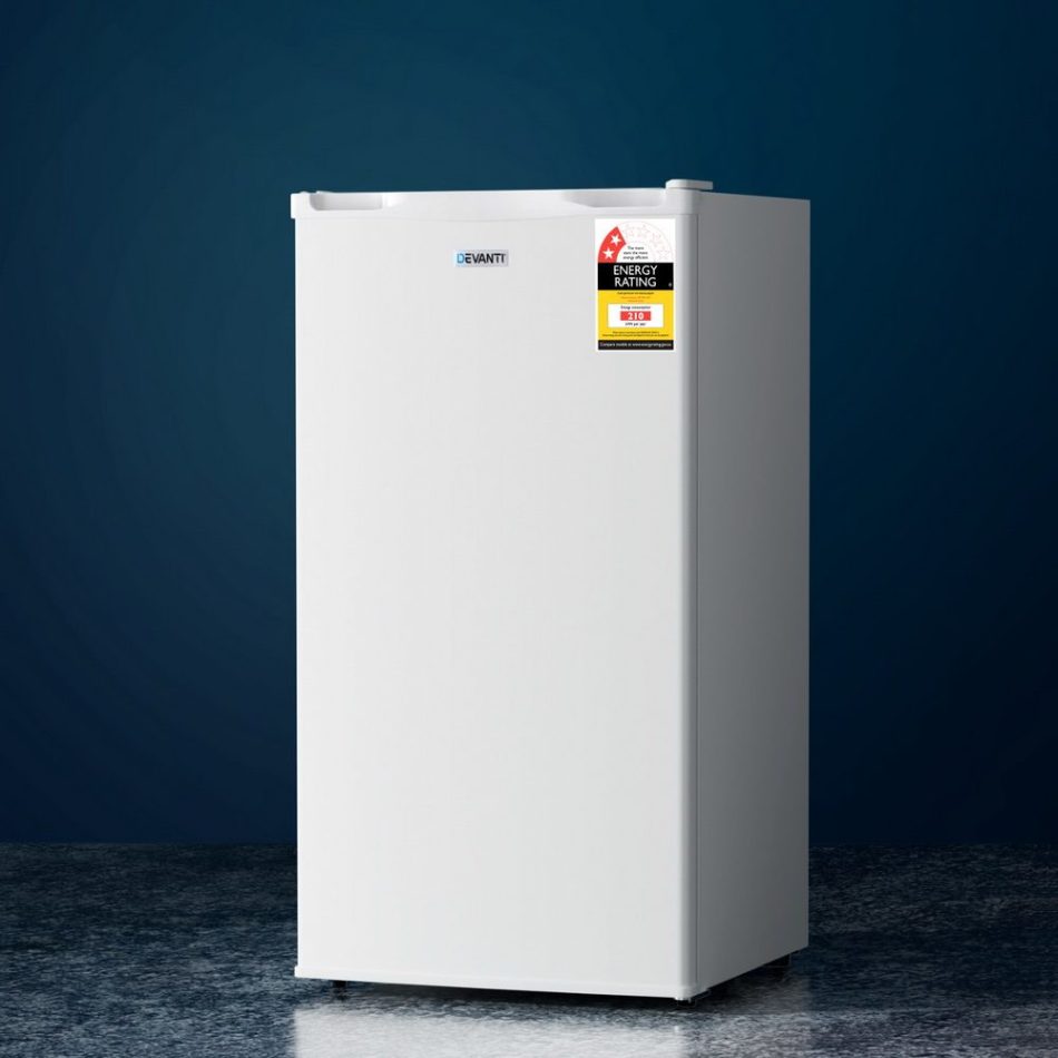 Devanti 81L Upright Freezer Fridge White - Image 7