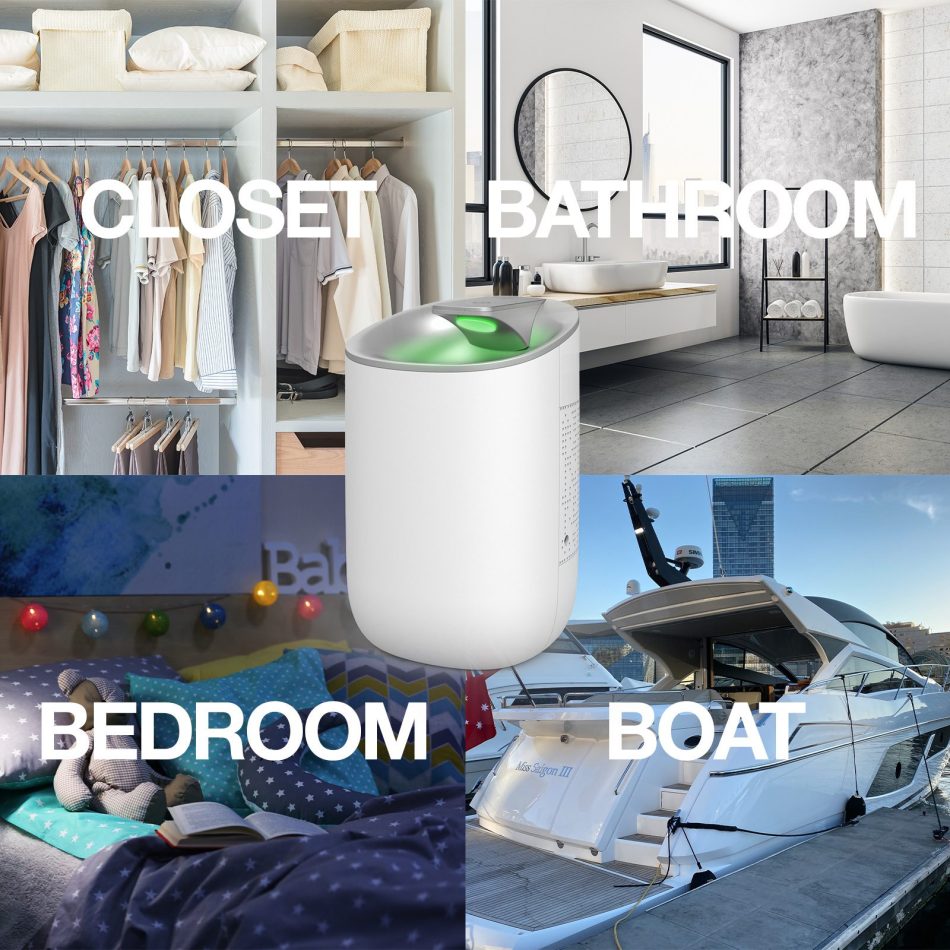 Pursonic 600ML Smart Touch X3 Dehumidifier Portable Electric Office Home White - Image 9