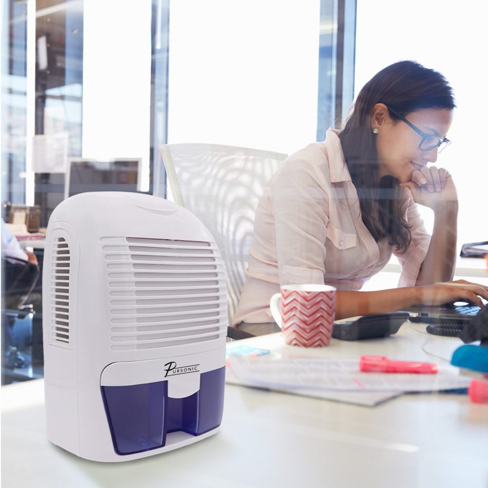 Pursonic 1500ML Clean Air Max Dehumidifier Portable Electric Office Home White - Image 3