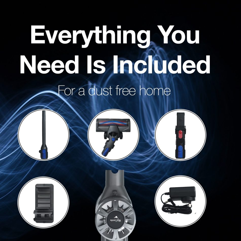 MyGenie X5 Handheld Cordless Stick Handstick Vacuum Bagless Rechargeable - Blue - Image 3